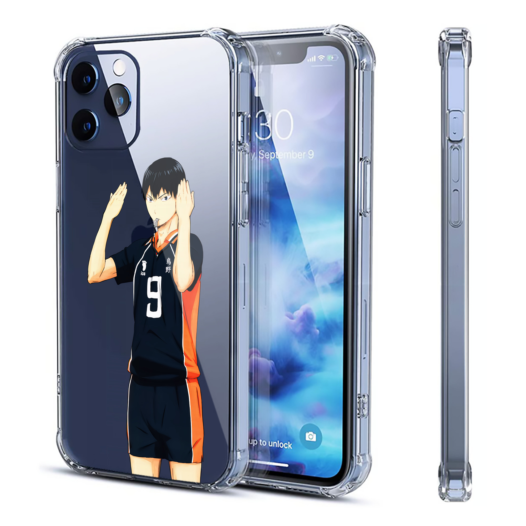 ハイキュー!! Haikyu!! 【iPhone 12シリーズ対応】透明スマホケース（クリアソフトケース）